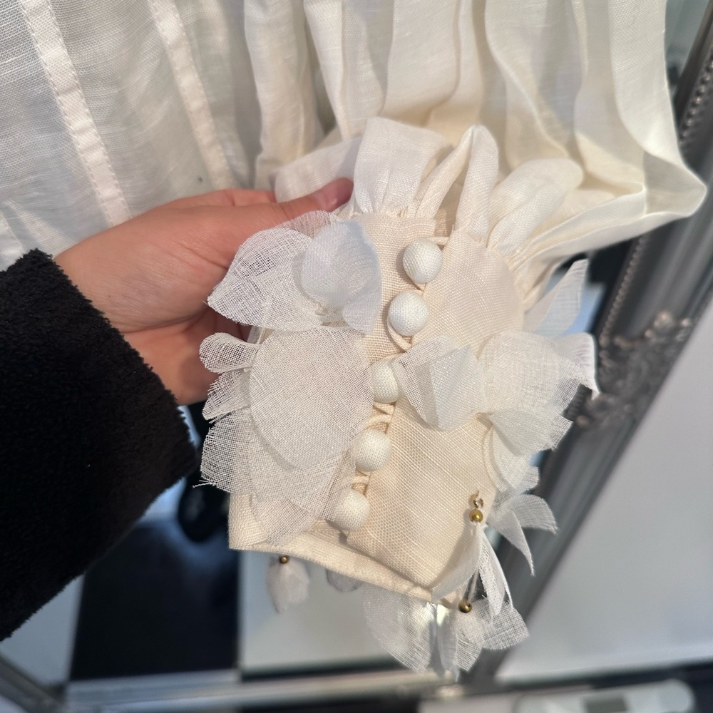 ZIMMERMANN BOTANICA WATTLE BLOUSE - SIZE 0 - Picture 7 of 15
